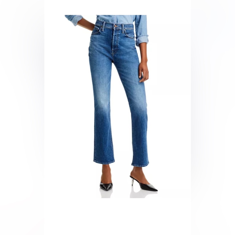 NWT Mother Tripper High-Rise Ankle Jeans size 27 Sixth Sense